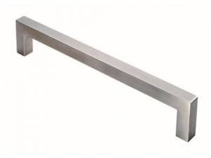 Atlantic Mitred Pull Handle [Bolt Through] 300mm x 19mm - Satin Stainless Steel - Each