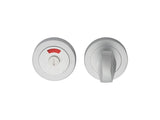 TURN & RELEASE WITH INDICATOR ON CONCEALED FIX ROUND ROSE (4.9 X 67MM SPINDLE) - SATIN CHROME - 51MM - SET