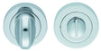 TURN & RELEASE ON CONCEALED FIX ROUND ROSE (4.9 X 67MM SPINDLE) - POLISHED CHROME - 51MM - SET