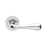 ASTRO LEVER ON CONCEALED FIX ROUND ROSE CRO (POLISHED CHROME) - POLISHED CHROME - 51MM - PAIR