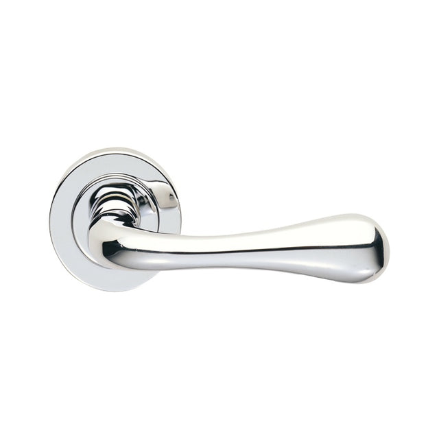 ASTRO LEVER ON CONCEALED FIX ROUND ROSE CRO (POLISHED CHROME) - POLISHED CHROME - 51MM - PAIR
