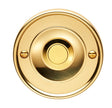 ROUND BELL PUSH - POLISHED BRASS - 65 x 7 - EACH