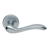 APOLLO LEVER ON CONCEALED FIX ROUND ROSE (ERICA) CSA (SATIN CHROME) - SATIN CHROME - 51MM - PAIR