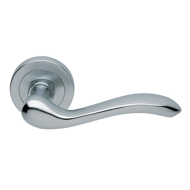APOLLO LEVER ON CONCEALED FIX ROUND ROSE (ERICA) CSA (SATIN CHROME) - SATIN CHROME - 51MM - PAIR