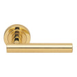 CALLA LEVER ON CONCEALED FIX ROUND ROSE OTL (POLISHED BRASS) - POLISHED BRASS - 51MM - PAIR