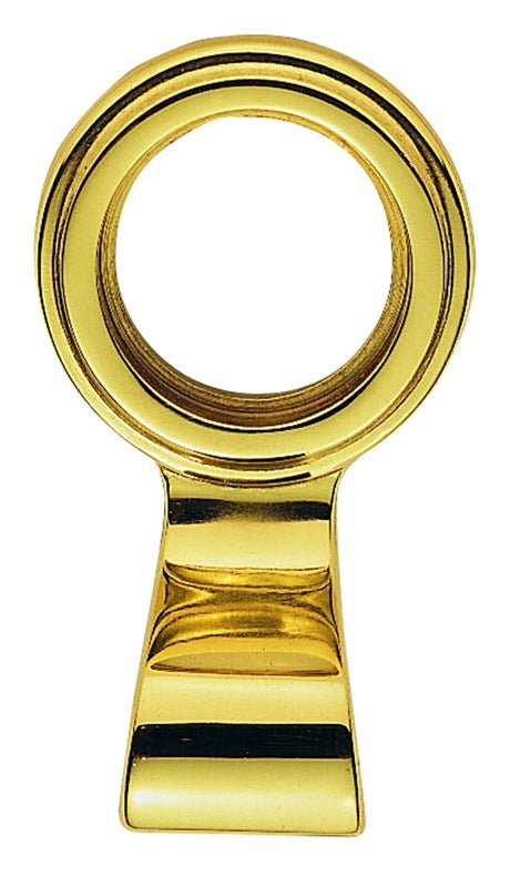 ARCHITECTURAL QUALITY CYLINDER PULL - POLISHED BRASS - 76MM X 45MM - EACH