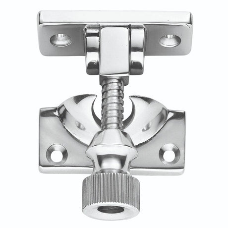 ARCHITECTURAL QUALITY SASH FASTENER (BRIGHTON PATTERN) - POLISHED CHROME - 60mm x 24.5mm - EACH