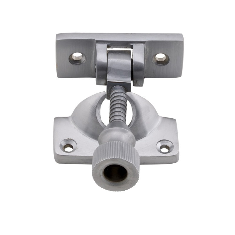 ARCHITECTURAL QUALITY SASH FASTENER (BRIGHTON PATTERN) - SATIN CHROME - 60mm x 24.5mm - EACH