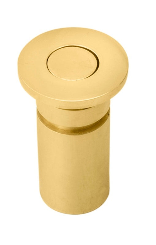 DUST EXCLUDING DRIVE IN SOCKET FOR FLUSH BOLT (CONCRETE ONLY) - POLISHED BRASS - 25 (DIA) - EACH