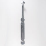 152 X 36MM EXTENDED SURFACE BOLT C/W KEEP FLAT & ANGLED MORTICE KEEPS - SATIN CHROME - 150MM - EACH