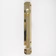 203 X 36MM SURFACE BOLT C/W KEEP FLAT & ANGLED MORTICE KEEPS - POLISHED BRASS - 202MM - EACH