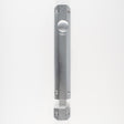 203 X 36MM SURFACE BOLT C/W KEEP FLAT & ANGLED MORTICE KEEPS - SATIN CHROME - 202MM - EACH