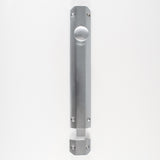 203 X 36MM SURFACE BOLT C/W KEEP FLAT & ANGLED MORTICE KEEPS - SATIN CHROME - 202MM - EACH