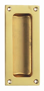 FLUSH PULL - POLISHED BRASS - 102 X 45 MM - EACH