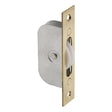 SASH WINDOW AXLE PULLEY NO 2 SQUARE POLISHED BRASS FOREND WITH NYLON WHEEL - POLISHED BRASS - 117MM X 25MM - EACH