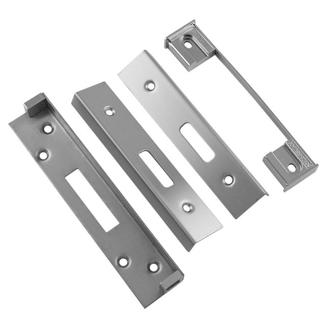 EASI - T REBATE SET ((DEADLOCK) BS CYLINDER LOCK 13MM - SATIN STAINLESS STEEL - EACH