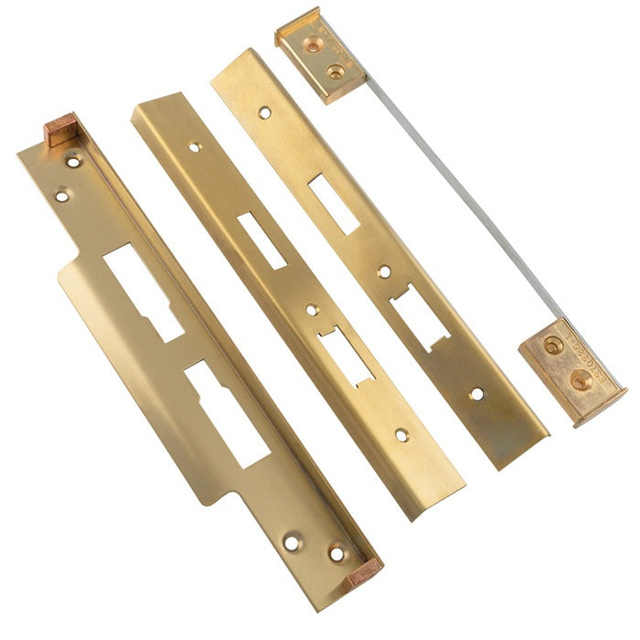 REBATE SET ARCHITECTURAL DIN LOCK 0.5 - STAINLESS BRASS - EACH