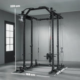 SPORTNOW Cable Crossover Machine, with Lat-Pull Down System