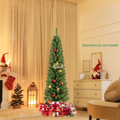 Artificial Christmas Tree with Quick Shape Technology and  Lush Branch Tips-5FT
