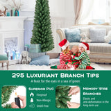 Artificial Christmas Tree with Quick Shape Technology and  Lush Branch Tips-5FT