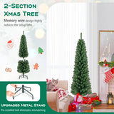 Artificial Christmas Tree with Quick Shape Technology and  Lush Branch Tips-5FT