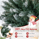 Artificial Xmas Tree with 618 Branch Tips and 250 Warm White LED Lights -S