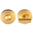 SYNTAX TURN & RELEASE ON CONCEALED FIX ROUND ROSE - Satin Brass - Each