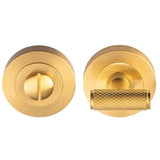 SYNTAX TURN & RELEASE ON CONCEALED FIX ROUND ROSE - Satin Brass - Each