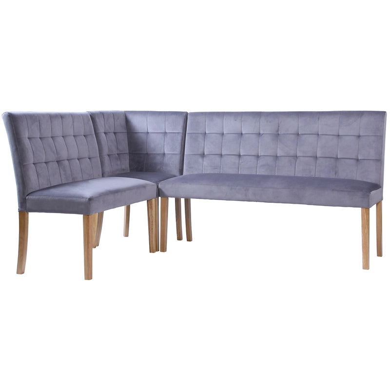 Ashbury Corner Bench Set in Graphite (ASH901)