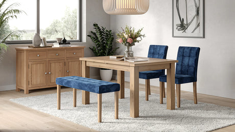 Ashbury 90cm Bench in Ocean (ASH203)