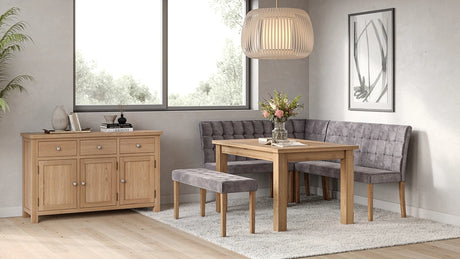 Ashbury Corner Bench Set in Graphite (ASH901)
