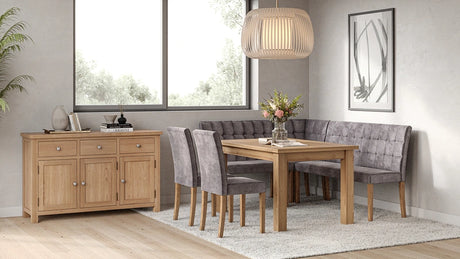 Ashbury Corner Bench Set in Graphite (ASH901)