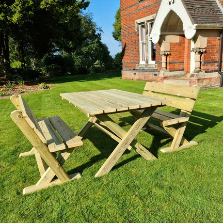 ASHCOMBE TABLE SET SEATS 4
