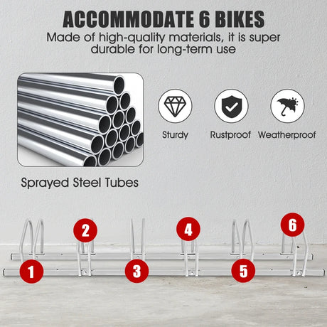 6 Bicycle Storage Rack for Children Bike