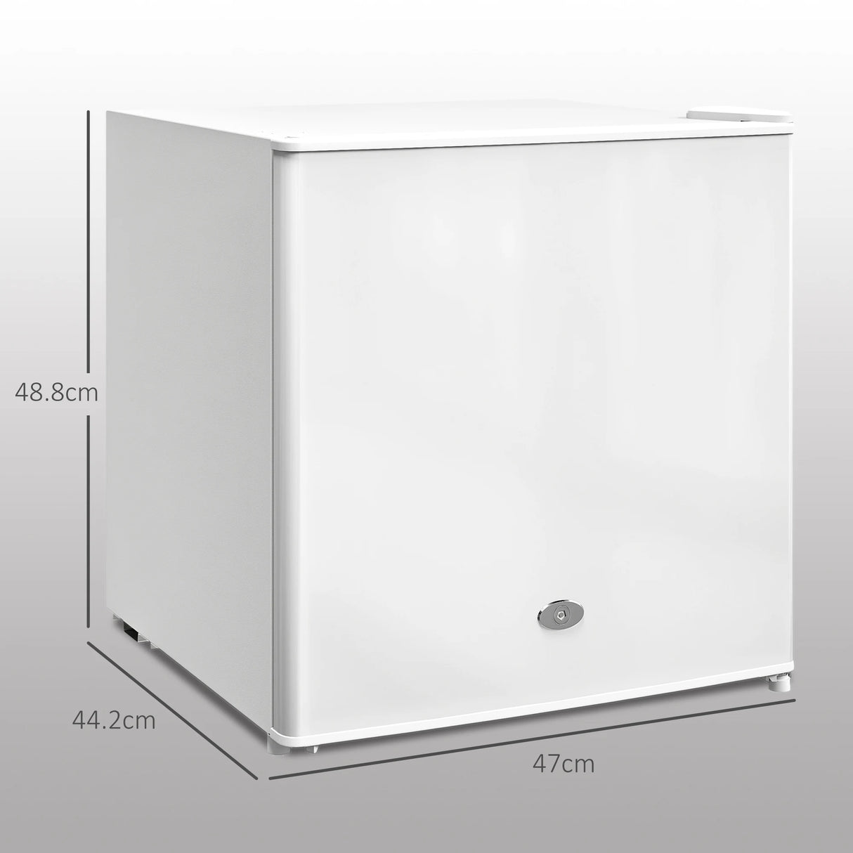HOMCOM 35L Mini Freezer, -24 to -14 Temperature - White