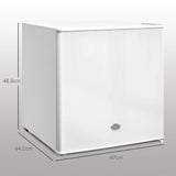HOMCOM 35L Mini Freezer, -24 to -14 Temperature - White