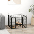 PawHut Heavy Duty Dog Playpen, 4 Panel Puppy Pen, Foldable Dog Kennel Both Indoor Outdoor Use Collapsible Design 82L x 82W x 60H (cm)