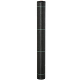 Outsunny 1m x 50m Weed Control Membrane, Heavy Duty Weed Control Barrier Fabric, 90gsm Ground Cover for Patios, Garden, Flower beds, Landscaping