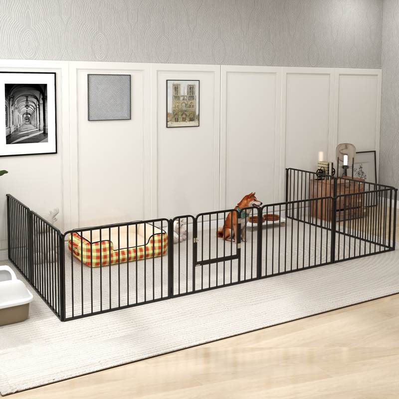 PawHut 60cm 8 Panels Heavy Duty Dog Pen, Pet Playpen for Indoors, Outdoors, Small Dogs