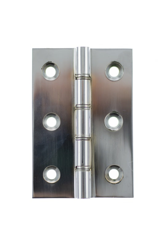 Atlantic Washered Hinges 3" x 2" x 2.2mm - Polished Chrome - Pair