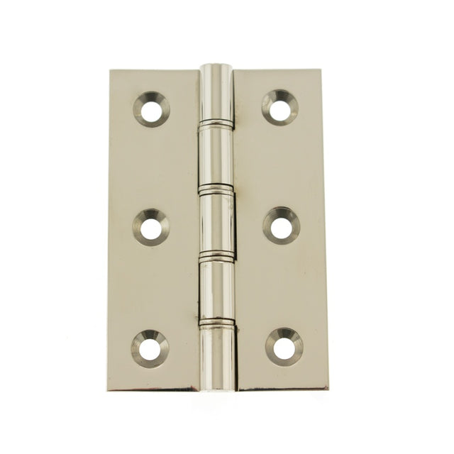 Atlantic Washered Hinges 3" x 2" x 2.2mm - Polished Nickel - Pair