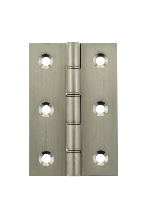 Atlantic Washered Hinges 3" x 2" x 2.2mm - Satin Nickel - Pair