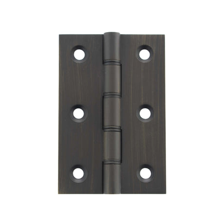 Atlantic Washered Hinges 3" x 2" x 2.2mm - Urban Dark Bronze - Pair