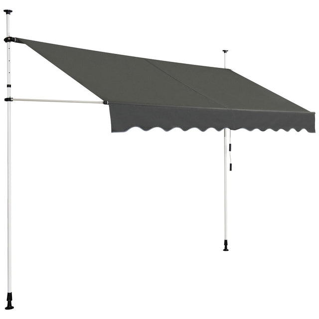 Expandable balcony awning 300x120cm
