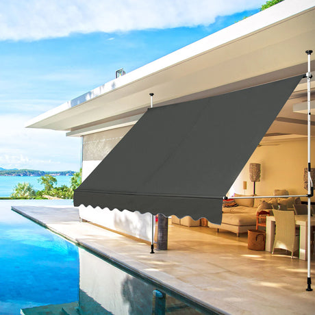 Expandable balcony awning 300x120cm