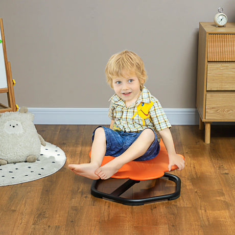 AIYAPLAY Sensory Spinning Chair for Kids, for Coordination, Balance, Orange