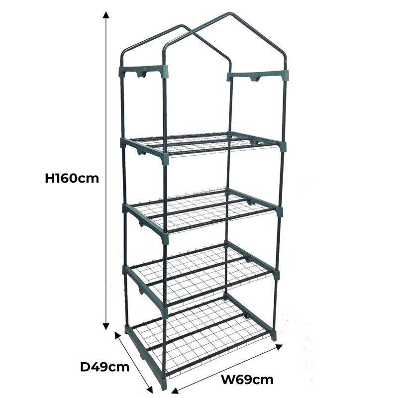 Greenhouse 4 Tier with PE Cover