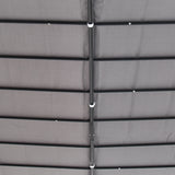 Outsunny 3x3m Metal Pergola with Canopy Garden Awning for Garden Parties, Grey