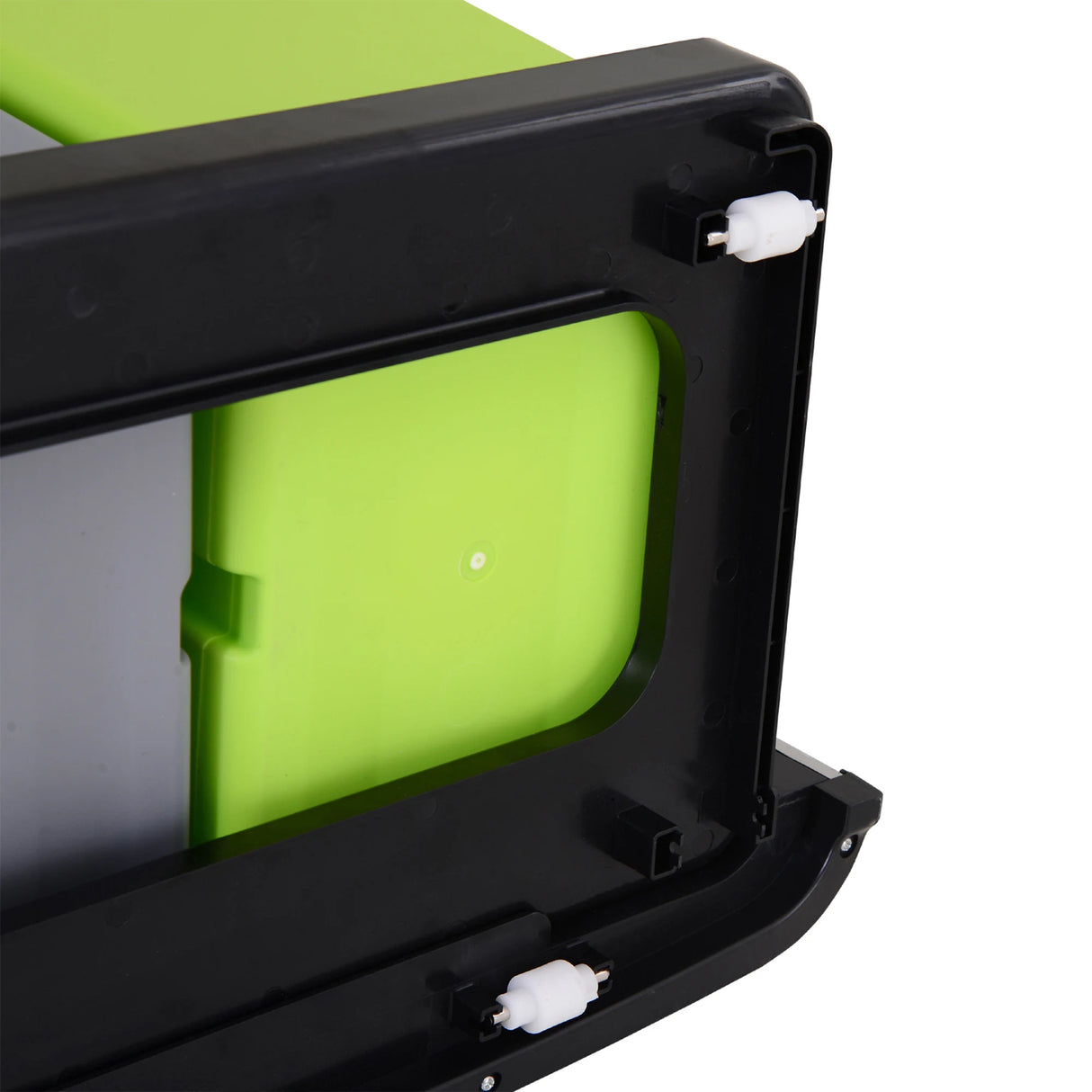 HOMCOM 72L Recycling Sensor Bin Stainless Steel 3 Compartments For Both Wet/Dry Waste w/Removable Lid  Kitchen Home