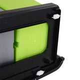 HOMCOM 72L Recycling Sensor Bin Stainless Steel 3 Compartments For Both Wet/Dry Waste w/Removable Lid  Kitchen Home